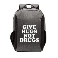 Give Hugs Not Drugs Slogan Awareness Red Ribbon Week Vector Backpack