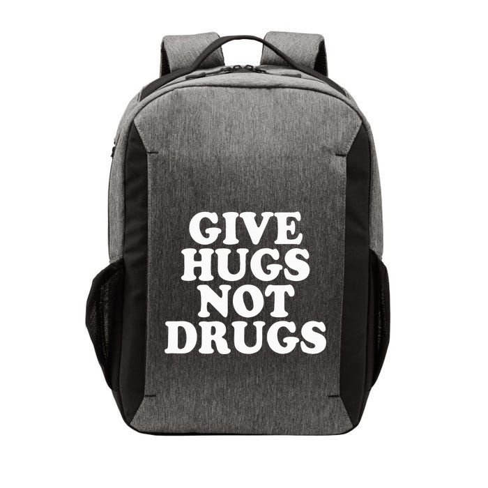 Give Hugs Not Drugs Slogan Awareness Red Ribbon Week Vector Backpack