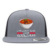 Goulash Hungary National Dishes Hungarian Cuisine Food Stew Flat Bill Trucker Hat