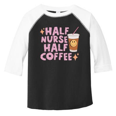 Groovy Half Nurse Half Coffee Toddler Fine Jersey T-Shirt