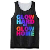 Glow Hard Or Glow Home 70s 80s For Man Woman Mesh Reversible Basketball Jersey Tank