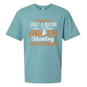 Ghost Hunting Obsession Ghosts Paranormal Scary Activity Sueded Cloud Jersey T-Shirt