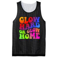 Glow Hard Or Glow Home Retro 70s 80s For Man Woman Mesh Reversible Basketball Jersey Tank