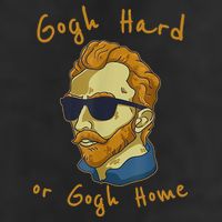 Gogh Hard Or Gogh Home Funny Vincent Van Gogh Adult Drive Performance Visor