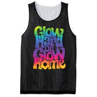 Glow Hard or Glow Home Mesh Reversible Basketball Jersey Tank