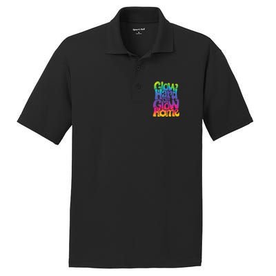 Glow Hard or Glow Home PosiCharge RacerMesh Polo