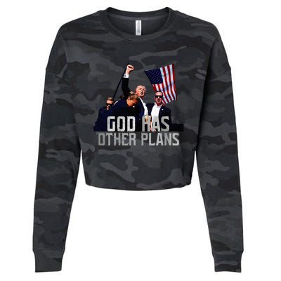 God Has Other Plans Legends Never Die Fight Cropped Pullover Crew