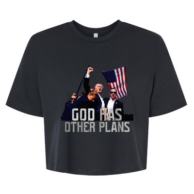 God Has Other Plans Legends Never Die Fight Bella+Canvas Jersey Crop Tee