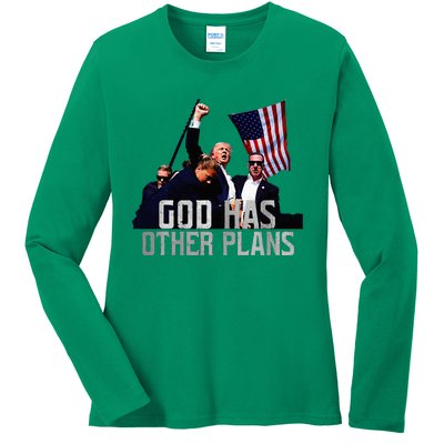 God Has Other Plans Legends Never Die Fight Ladies Long Sleeve Shirt