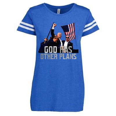 God Has Other Plans Legends Never Die Fight Enza Ladies Jersey Football T-Shirt