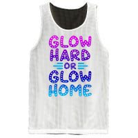 Glow Hard Or Glow Home Party Mesh Reversible Basketball Jersey Tank