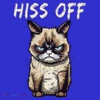 Grumpy Hiss Off Cat Meow Cat Button