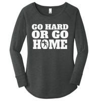 Go Hard Or Go Home Racquetball Funny Gift Women's Perfect Tri Tunic Long Sleeve Shirt