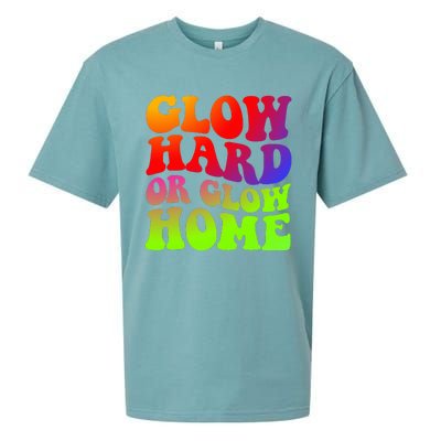 Glow Hard Or Glow Home 70s 80s Sueded Cloud Jersey T-Shirt