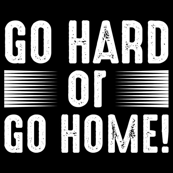 Go Hard Or Go Home 7-Panel Snapback Hat