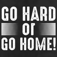 Go Hard Or Go Home Golf Towel