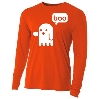 Ghost Boo Thumbs Down Cooling Performance Long Sleeve Crew