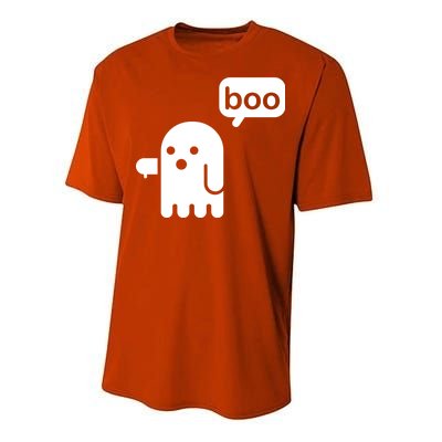 Ghost Boo Thumbs Down Performance Sprint T-Shirt