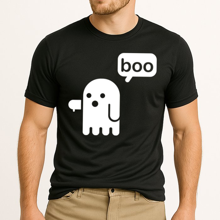 Ghost Boo Thumbs Down Cooling Performance Crew T-Shirt