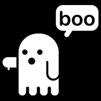 Ghost Boo Thumbs Down Cooling Performance Crew T-Shirt
