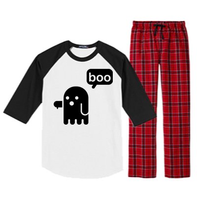 Ghost Boo Thumbs Down Raglan Sleeve Pajama Set