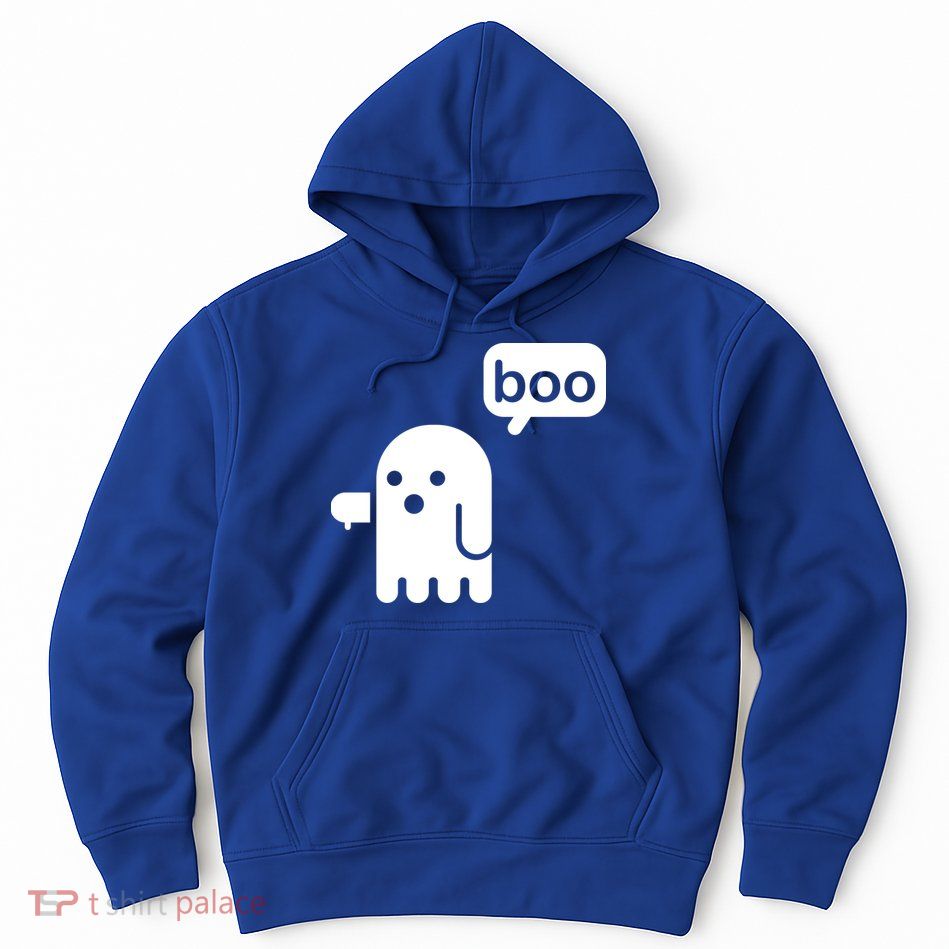 Ghost Boo Thumbs Down Hoodie