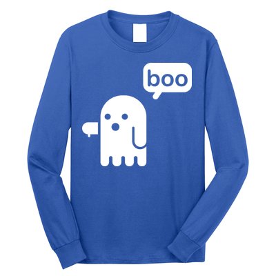 Ghost Boo Thumbs Down Long Sleeve Shirt