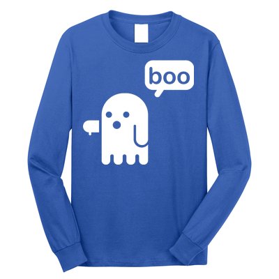 Ghost Boo Thumbs Down Long Sleeve Shirt