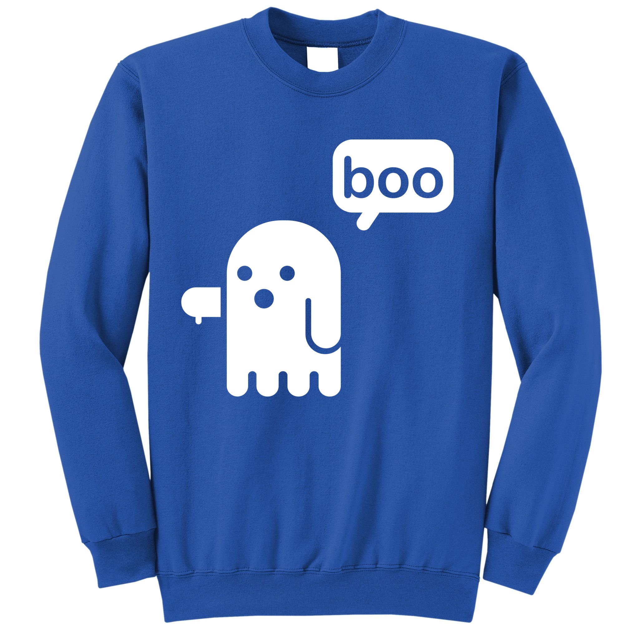 Ghost Boo Thumbs Down Sweatshirt