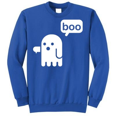 Ghost Boo Thumbs Down Sweatshirt