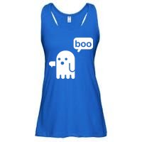 Ghost Boo Thumbs Down Ladies Essential Flowy Tank