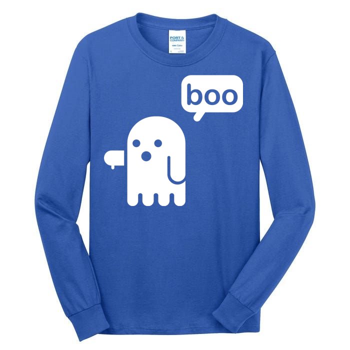 Ghost Boo Thumbs Down Tall Long Sleeve T-Shirt