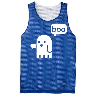 Ghost Boo Thumbs Down Mesh Reversible Basketball Jersey Tank