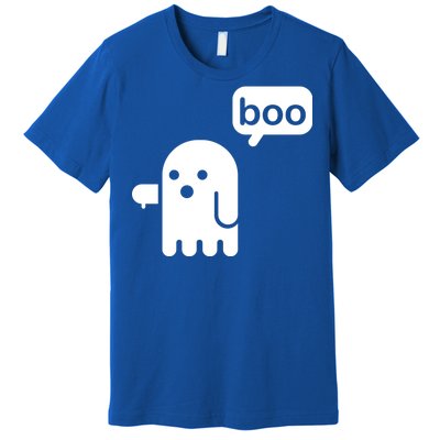 Ghost Boo Thumbs Down Premium T-Shirt