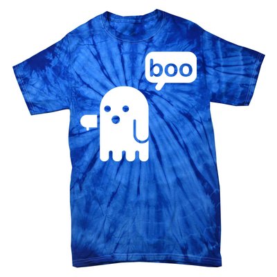 Ghost Boo Thumbs Down Tie-Dye T-Shirt