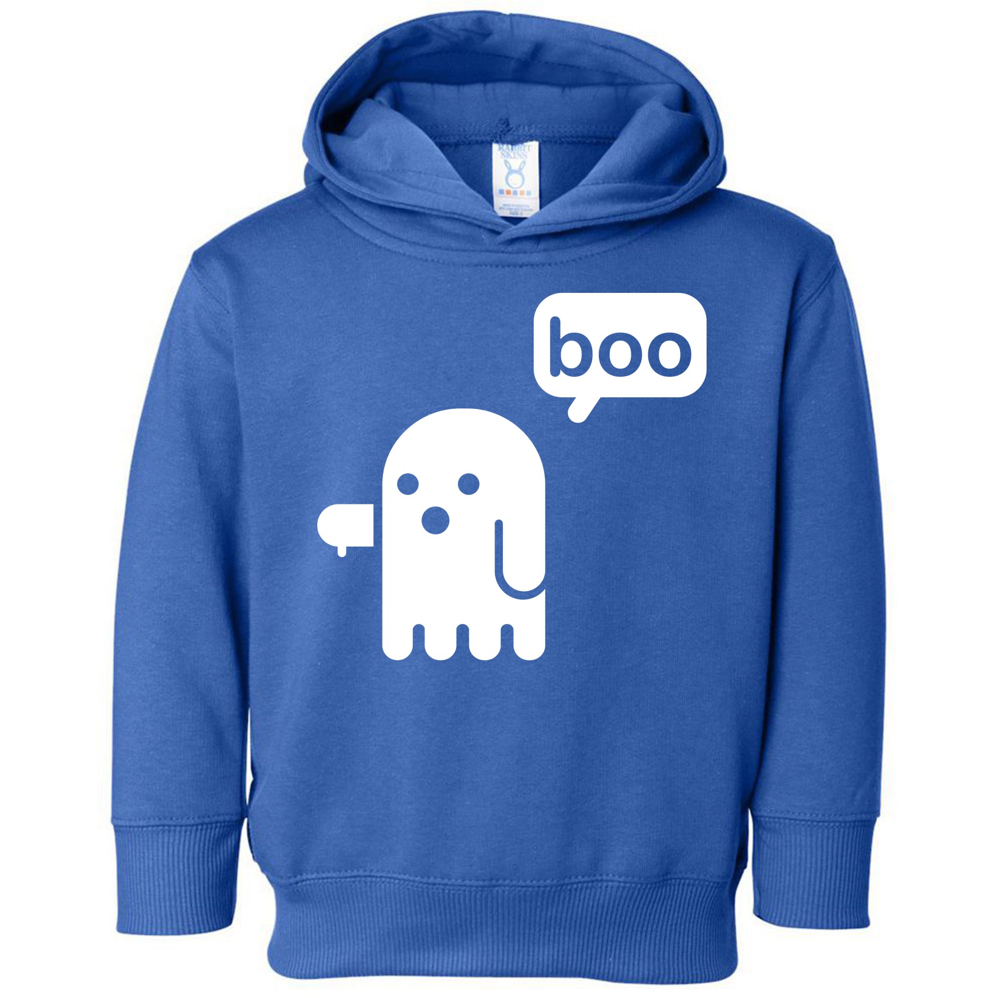 Ghost Boo Thumbs Down Toddler Hoodie