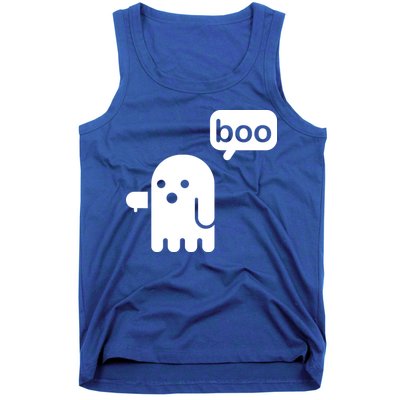 Ghost Boo Thumbs Down Tank Top