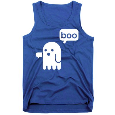 Ghost Boo Thumbs Down Tank Top