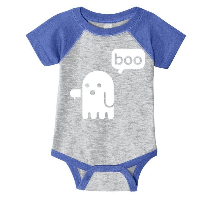 Ghost Boo Thumbs Down Infant Baby Jersey Bodysuit