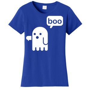 Ghost Boo Thumbs Down Women's T-Shirt