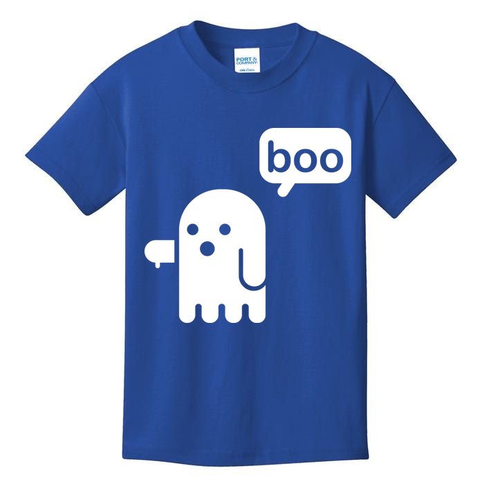 Ghost Boo Thumbs Down Kids T-Shirt