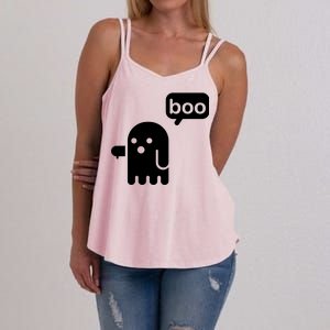 Ghost Boo Thumbs Down Women's Strappy Tank