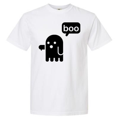 Ghost Boo Thumbs Down Garment-Dyed Heavyweight T-Shirt