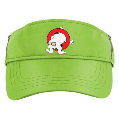 Ghost Buster Behind  Adult Drive Performance Visor