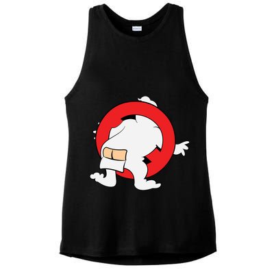 Ghost Buster Behind  Ladies PosiCharge Tri-Blend Wicking Tank