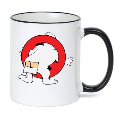 Ghost Buster Behind  11oz Black Color Changing Mug