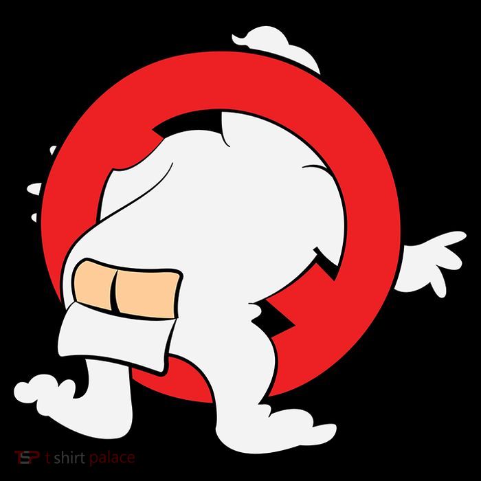 Ghost Buster Behind  Drawstring Bag