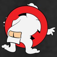 Ghost Buster Behind  Golf Towel
