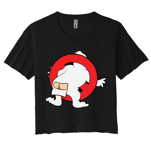 Ghost Buster Behind  Crop Top