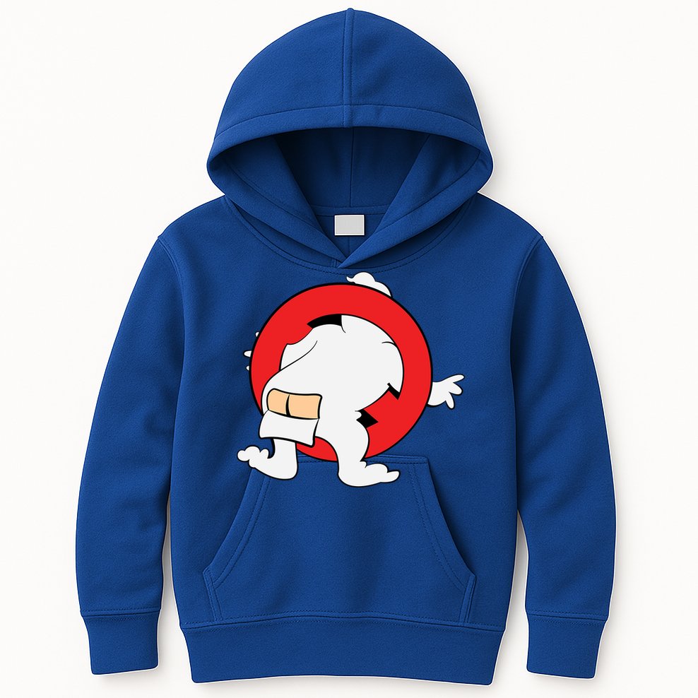 Ghost Buster Behind  Kids Hoodie